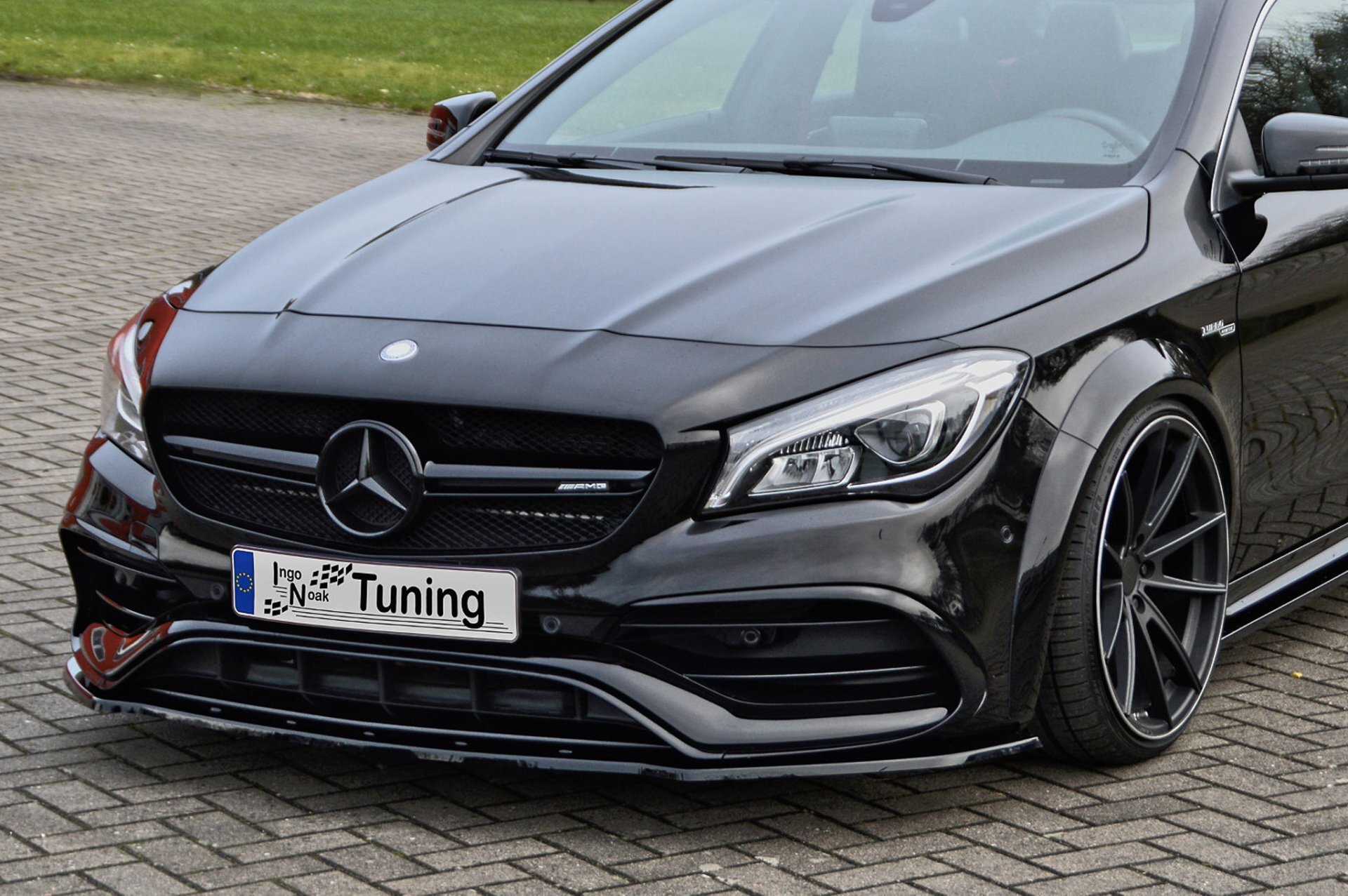 Ingo Noak Cup Frontspoilerlippe für Mercedes A AMG, W176 MOPF