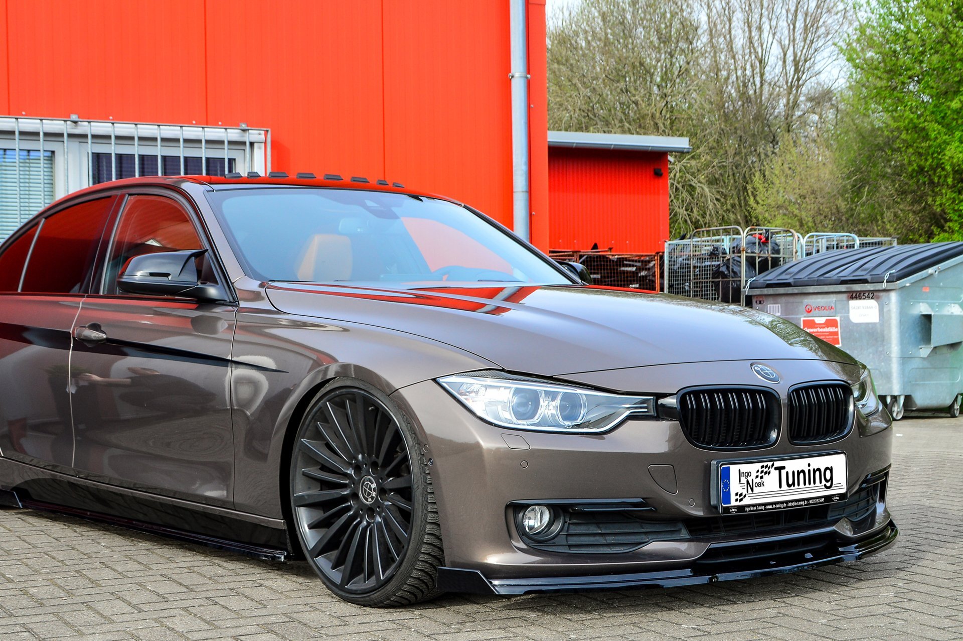 Ingo Noak CUP Frontspoilerlippe mit Wing für BMW 3er F30 F31 ohne M-Paket