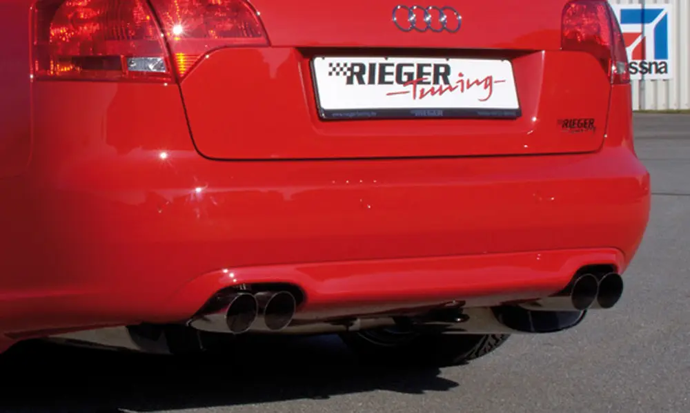 Rieger Heckeinsatz für Audi A4 B7