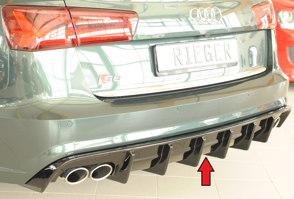 Rieger Heckeinsatz (für Fzg. ohne AHK) für Audi A6 / S6 4G