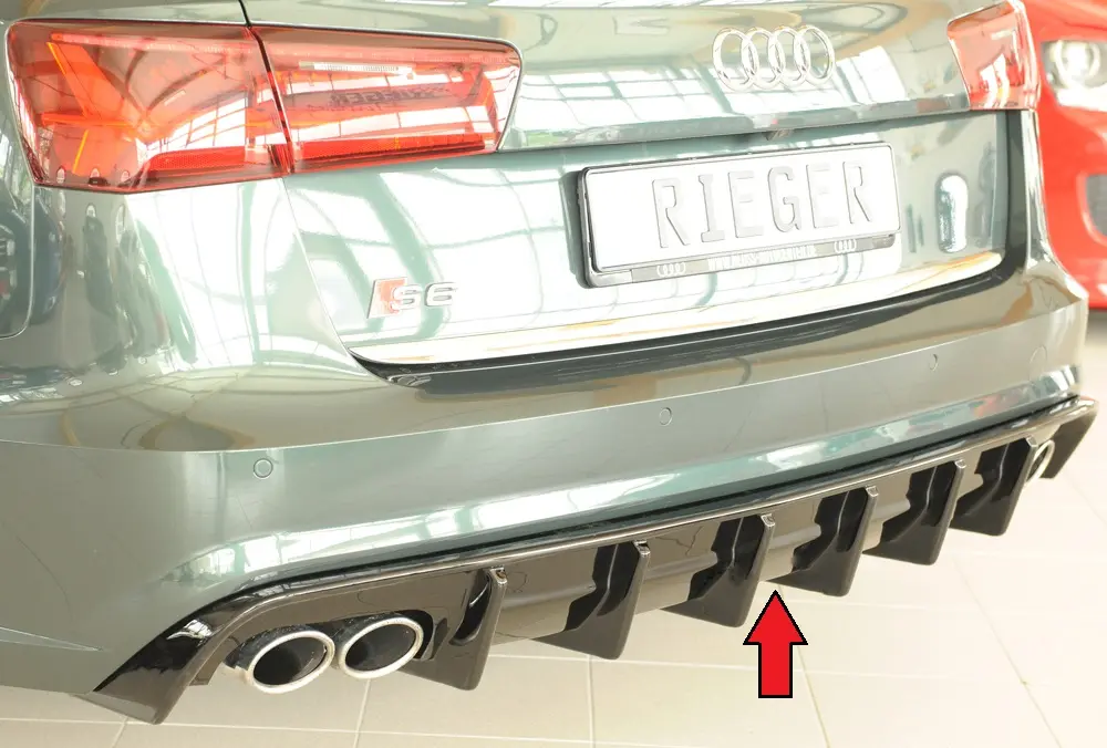 Rieger Heckeinsatz (für Fzg. ohne AHK) für Audi A6 / S6 4G