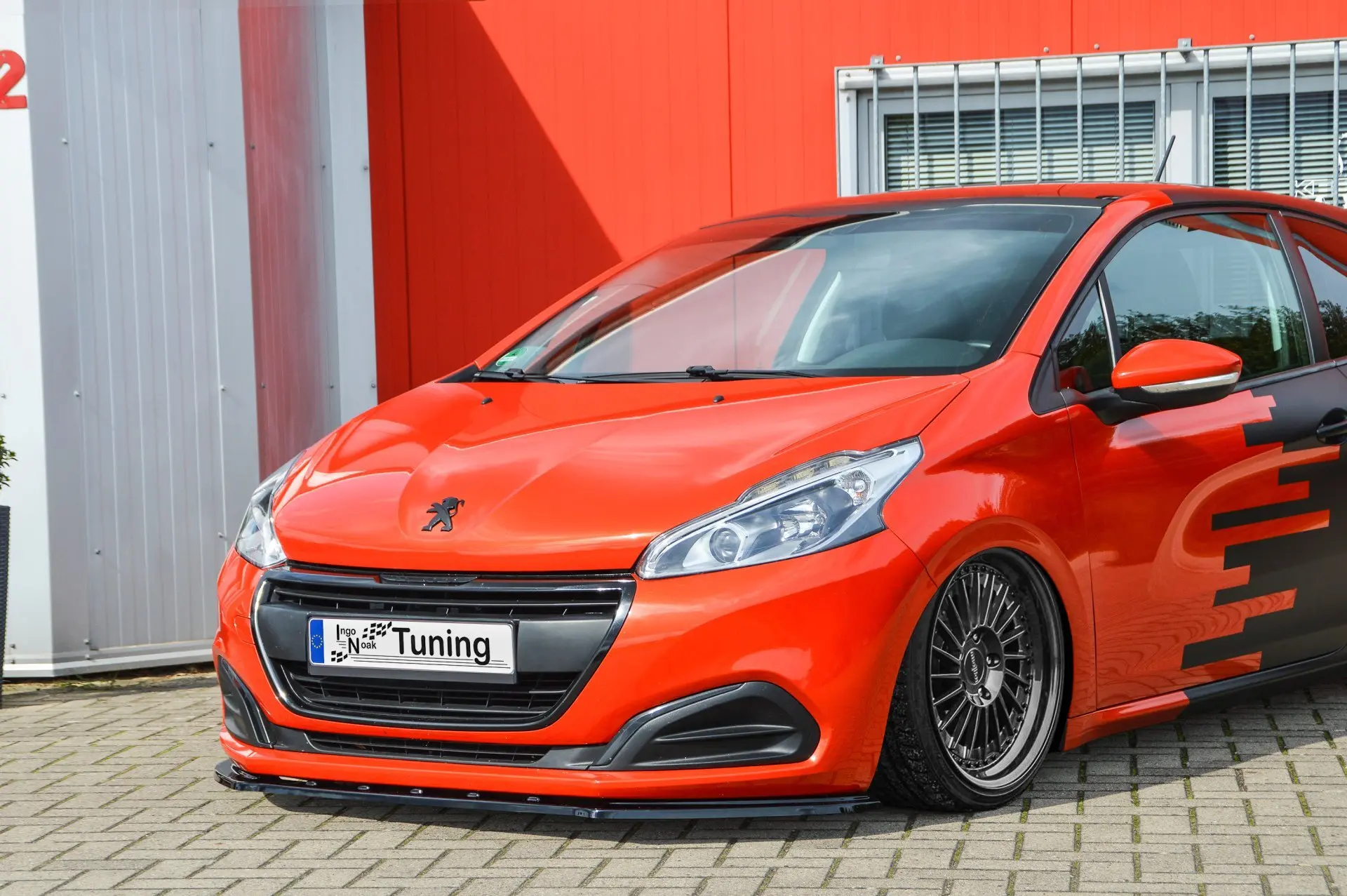 Ingo Noak Cuplippe Frontspoilerlippe für Peugeot 208, Facelift