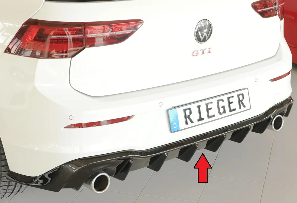 Rieger Heckeinsatz für VW Golf VIII GTI
