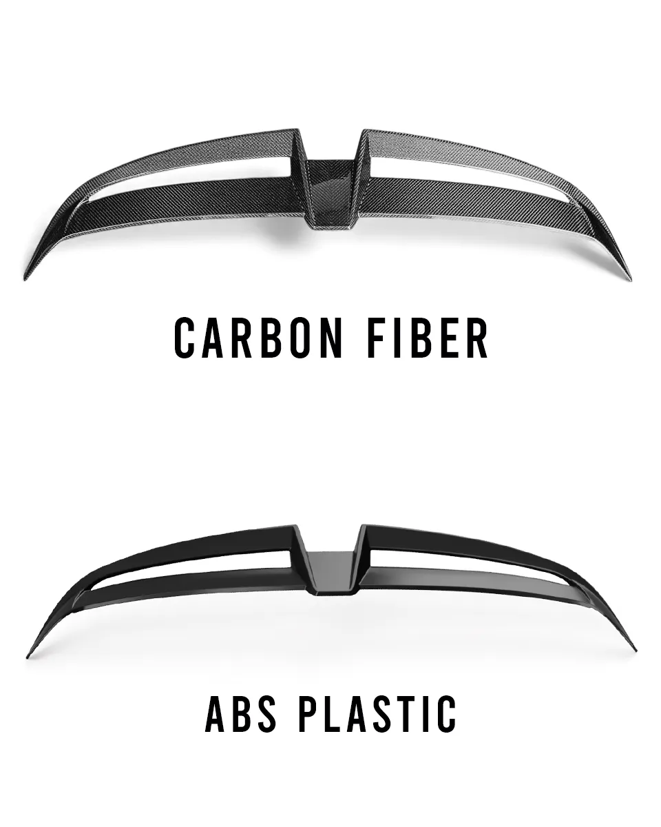 Heckspoiler VW Golf 7R / R Line / GTI / GTD / GTE /E-Golf (Facelift +Vorfacelift) ABS / Echtcarbon-Hochglanz