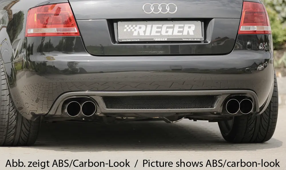 Rieger Heckeinsatz für Audi A4 B6