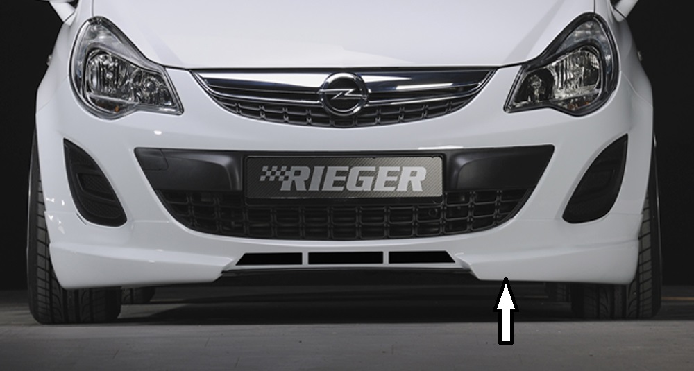 Rieger Spoilerlippe für Opel Corsa Corsa D