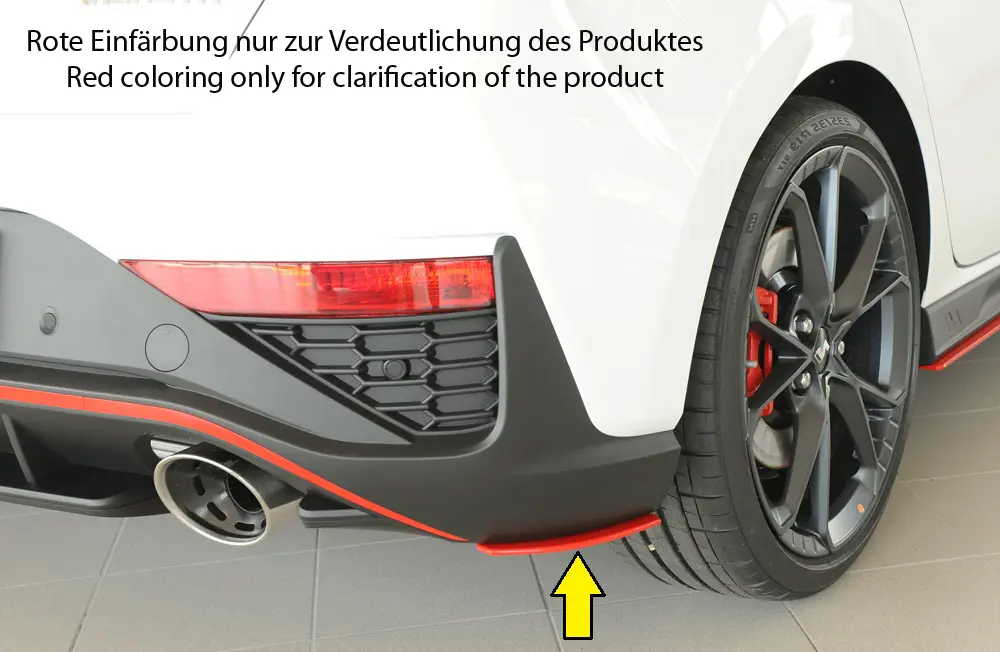 Rieger Heckschürzenansatz seitlich rechts für Hyundai i30N PD Schrägheck