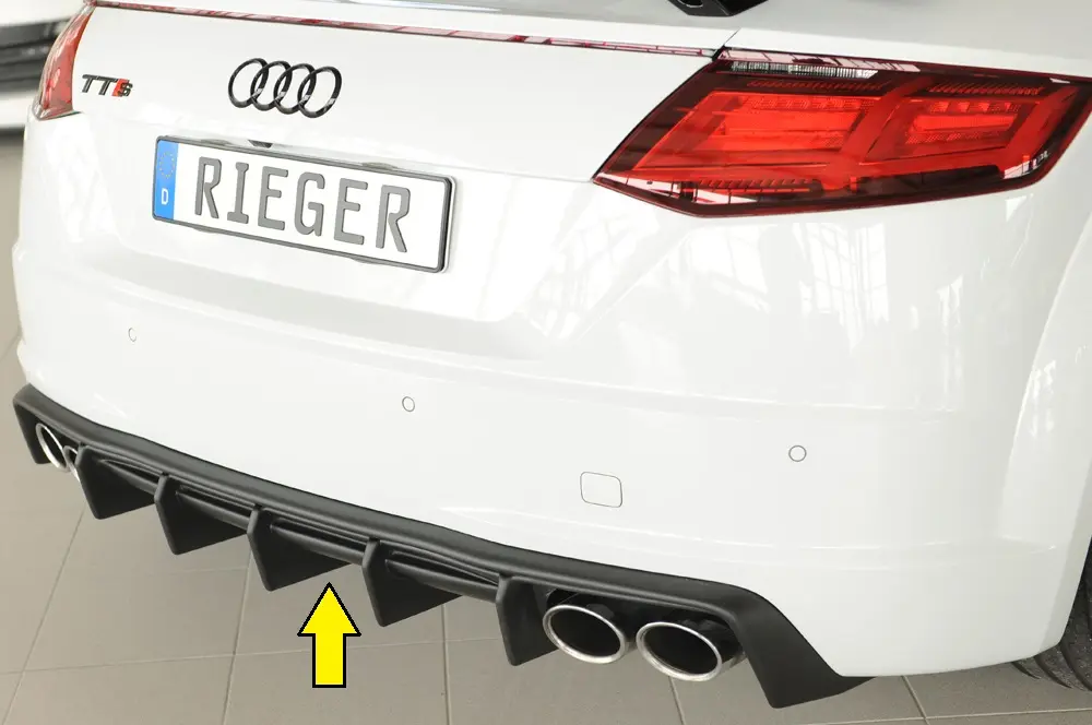 Rieger Heckeinsatz für Audi TT / TTS 8S