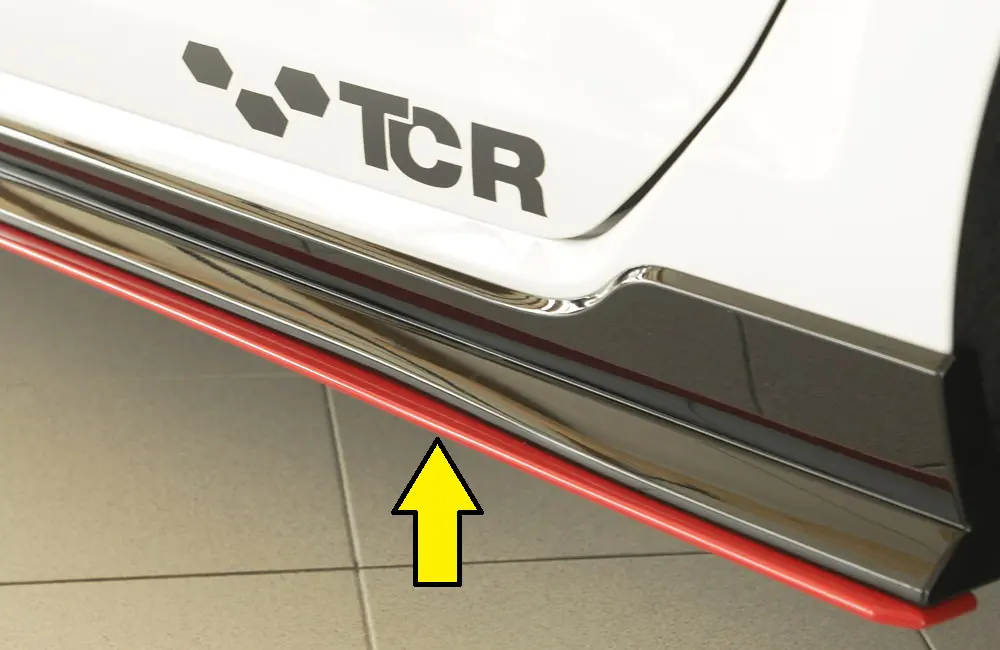 Rieger Seitenschwelleransatz für VW Golf VII TCR