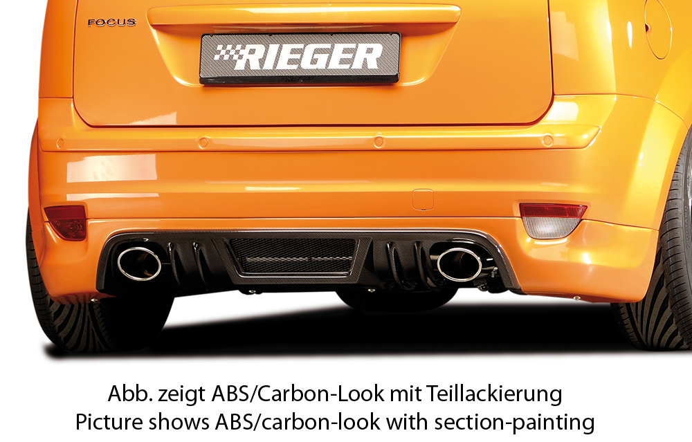 Rieger Heckschürzenansatz für Ford Focus MK2