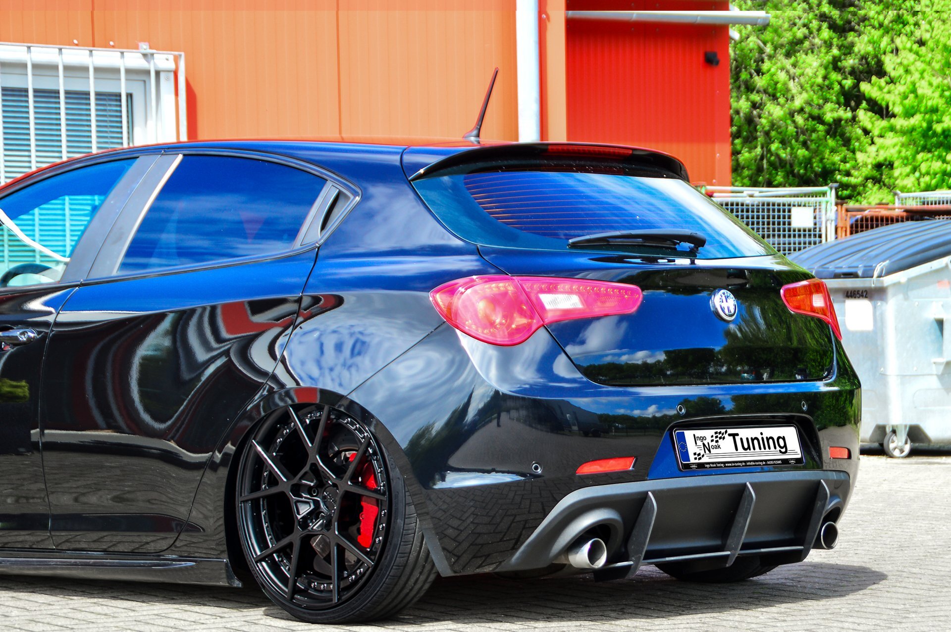 Ingo Noak Gefräster Heckansatz aus ABS für Alfa Romeo Giulietta 940