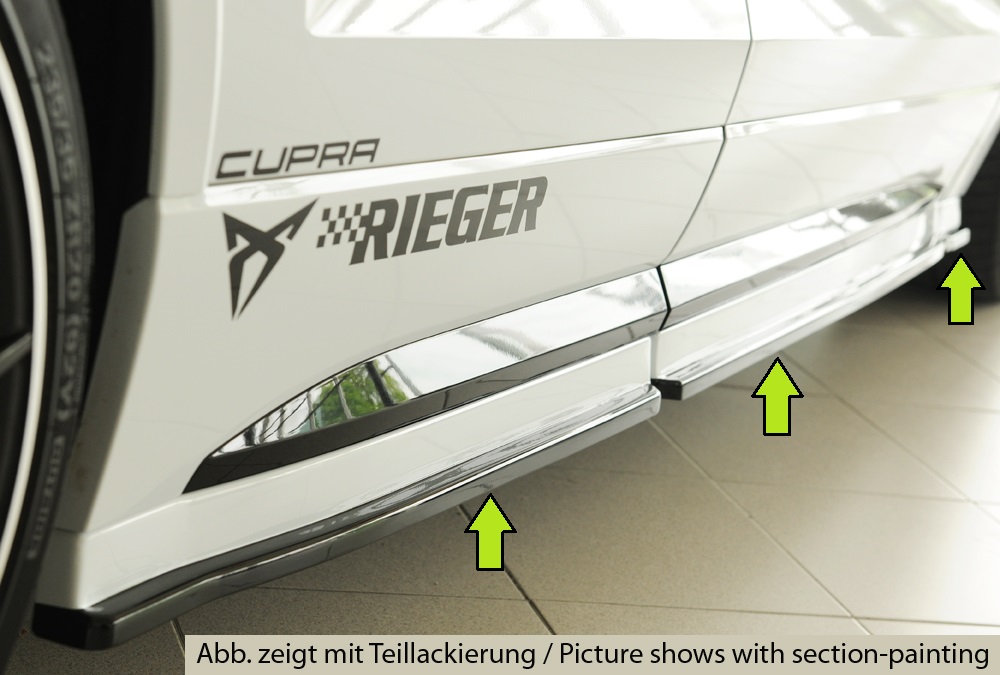 Rieger Seitenschwelleransatz (3-tlg.) für Seat Ateca 5F