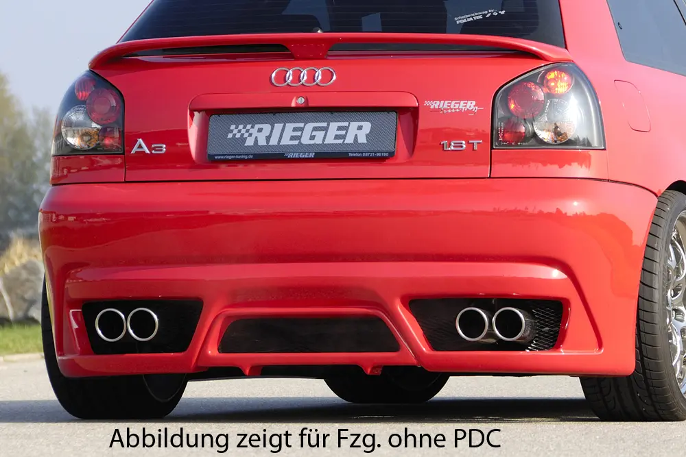 Rieger Heckschürze neues Design für Audi A3 8L