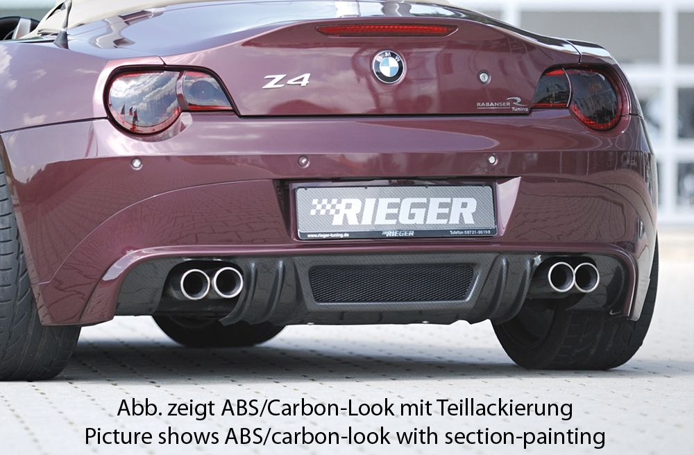 Rieger Heckansatz für BMW Z4 E86