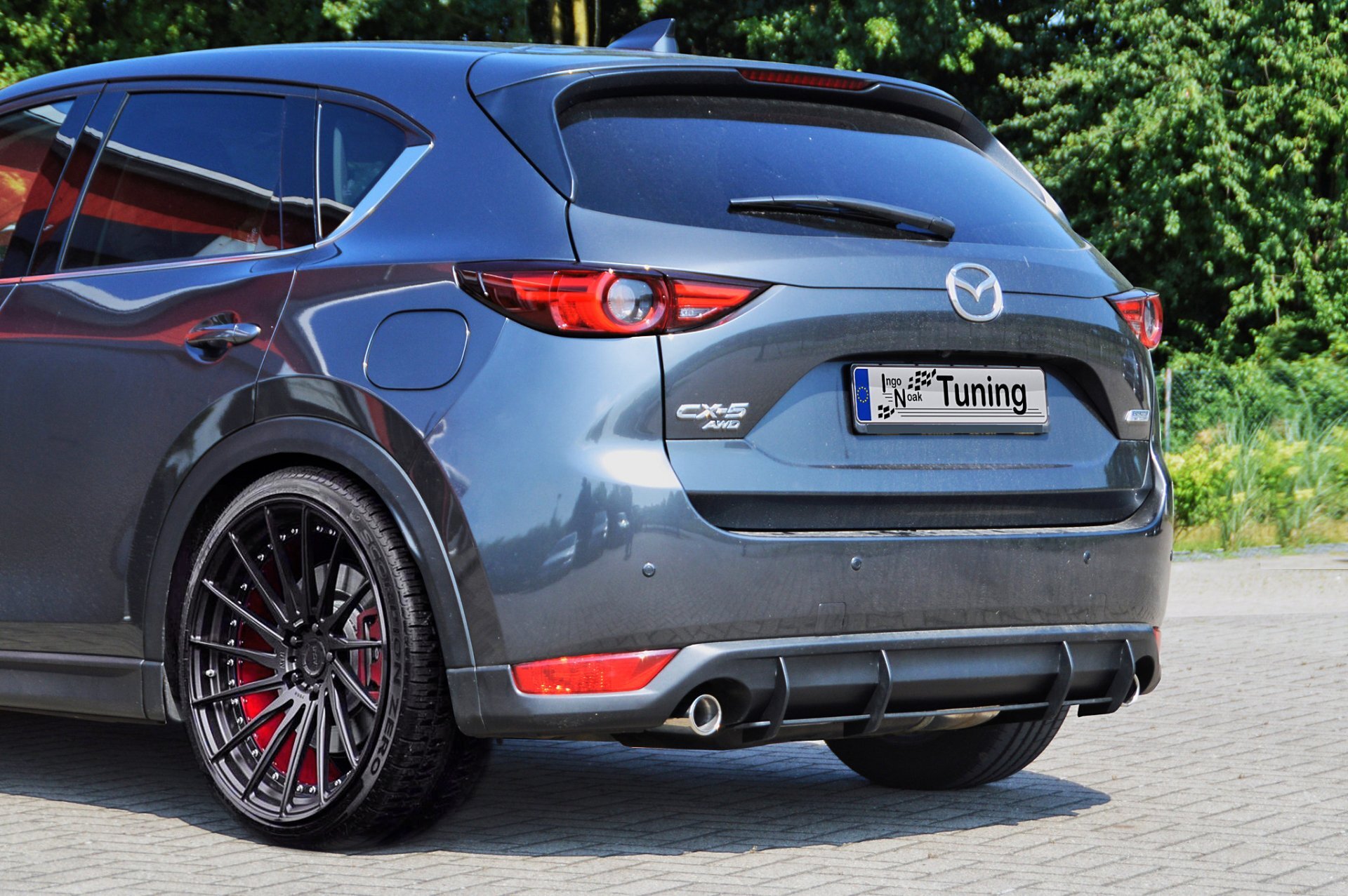 Ingo Noak Heckansatz Diffusor für Mazda CX-5 KF ab Bj.2017-