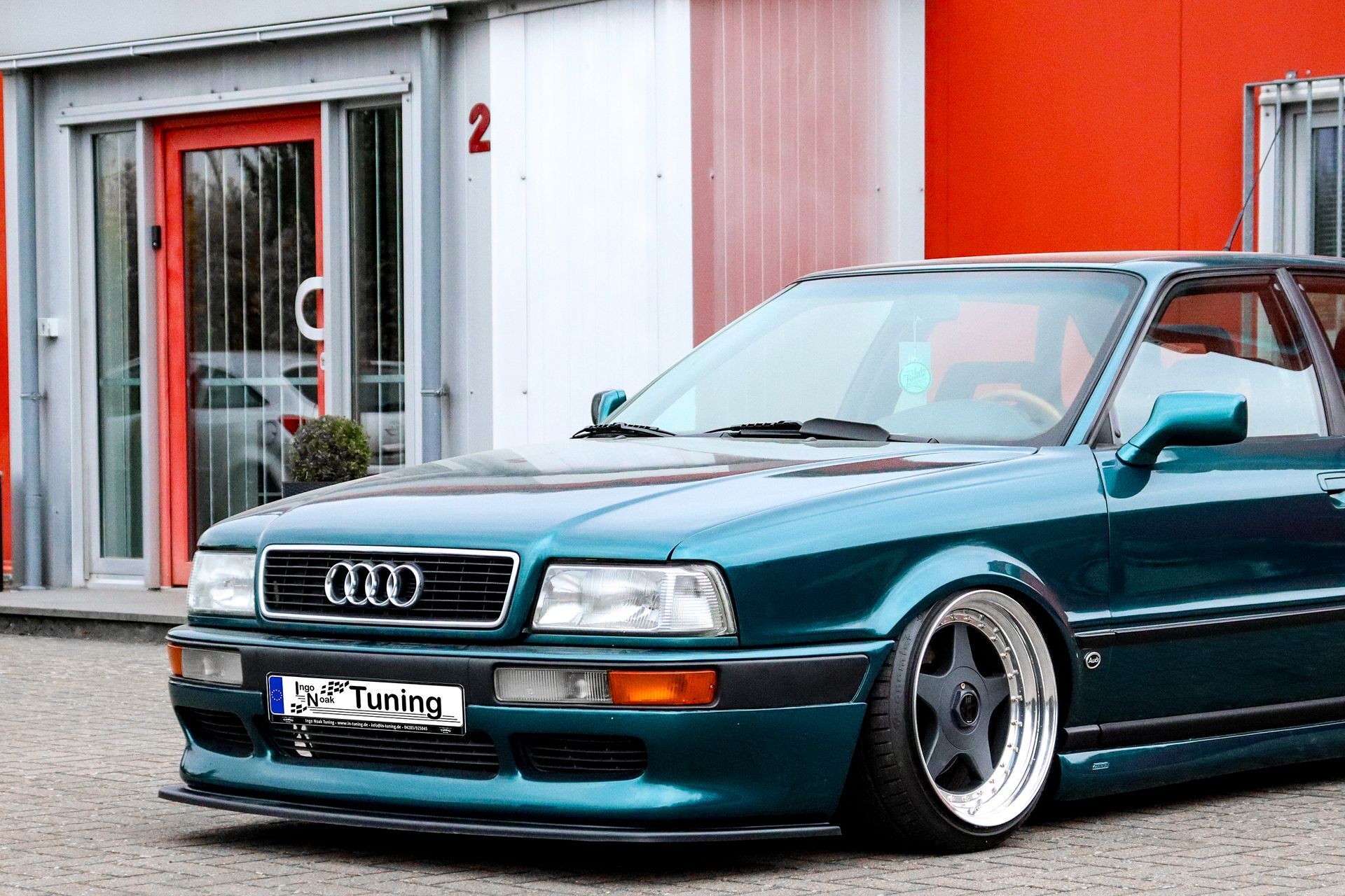 Ingo Noak Cup Frontspoilerlippe für Audi 80 B4 mit Votex /Zender Front