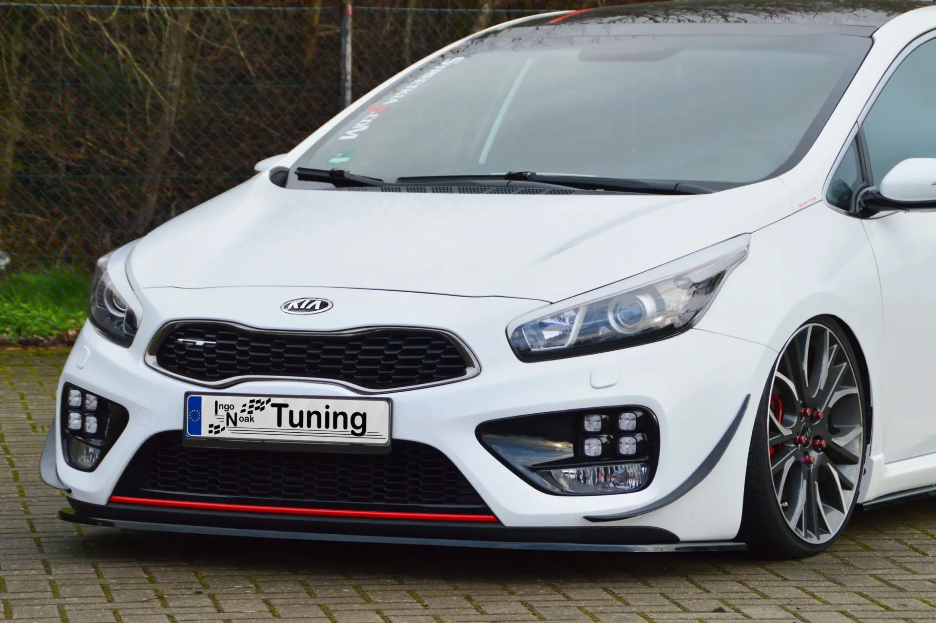 Ingo Noak CUP Frontspoilerlippe für Kia Ceed GT Pro Ceed GT ab Bj. 2013-