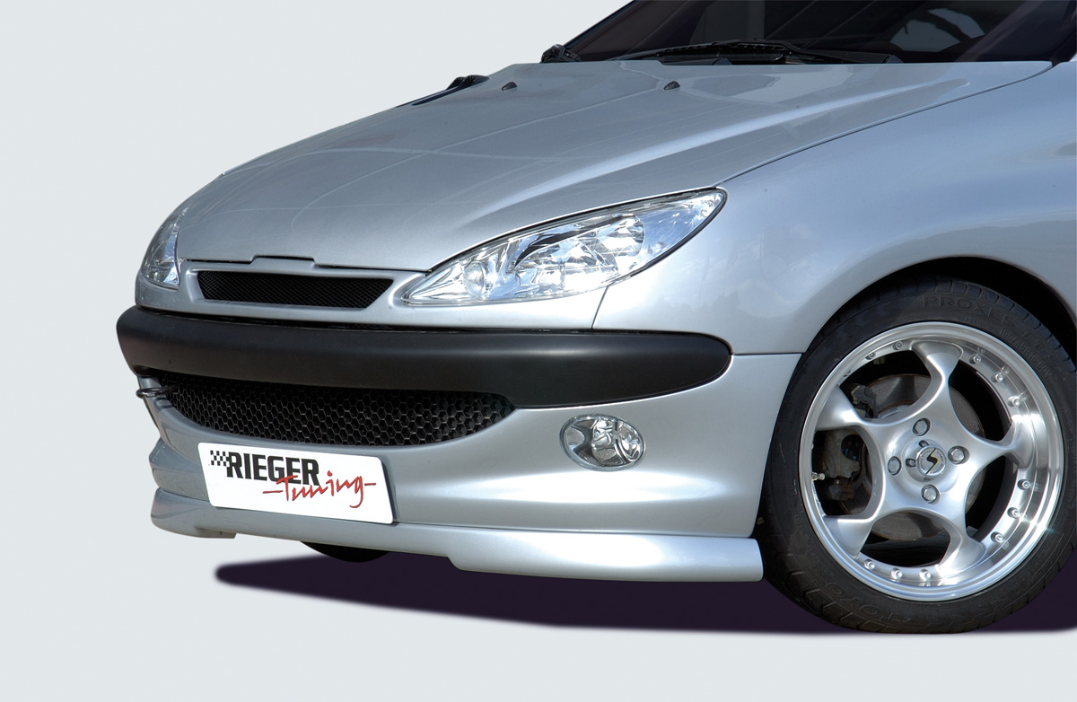 Rieger Spoilerlippe für Peugeot 206