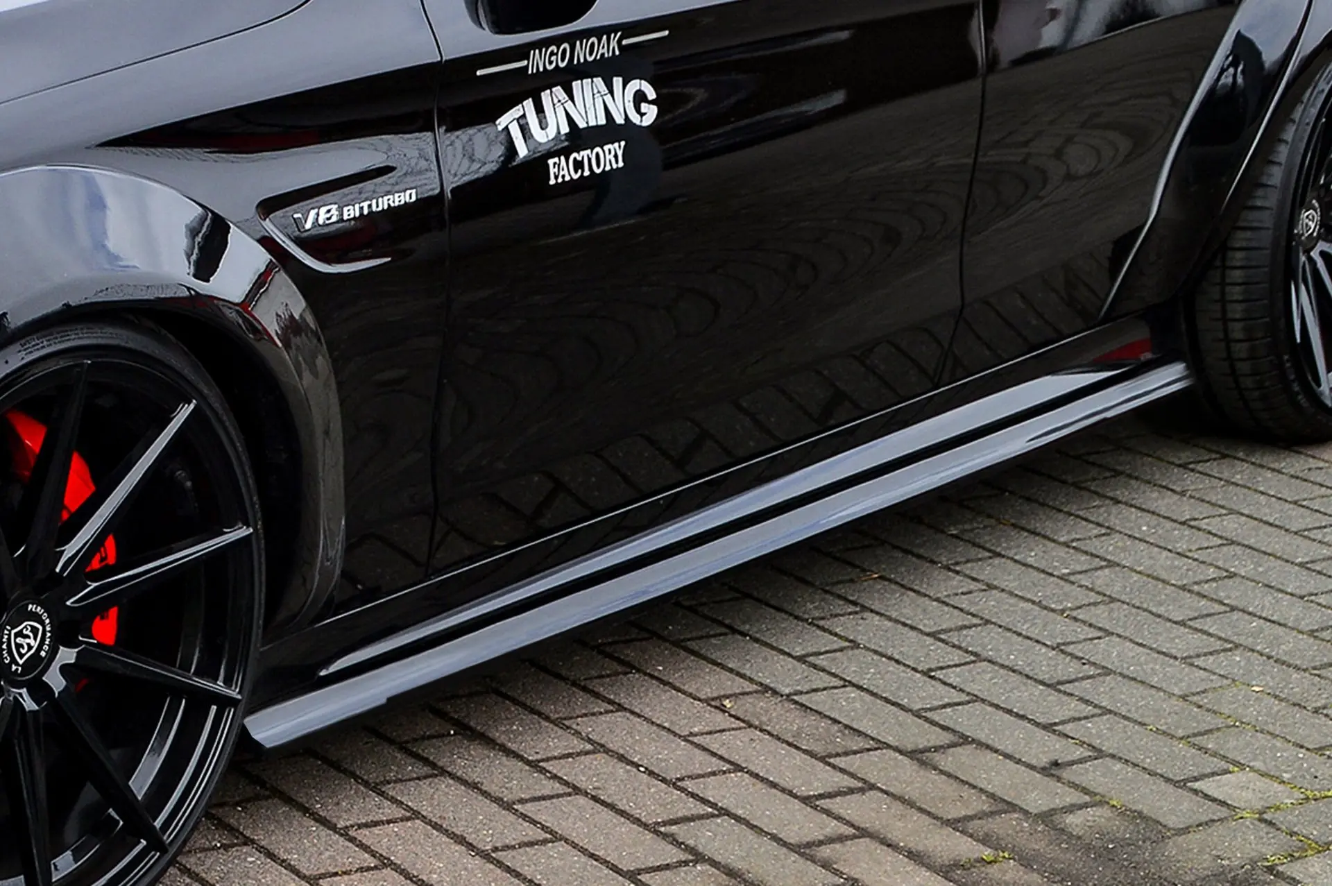 Ingo Noak Cup Seitenschweller für Mercedes C-Klasse C63AMG+S