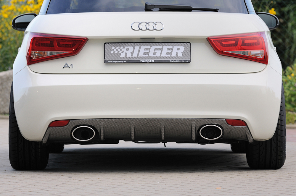 Rieger Heckeinsatz für Audi A1 8X