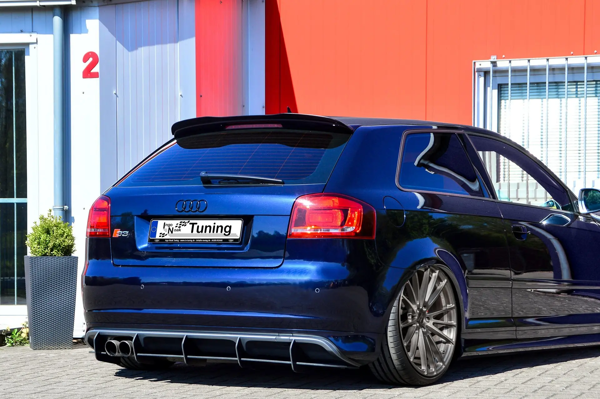 Ingo Noak Gefräster Heckansatz für Audi S3 8P 3.Türer Facelift