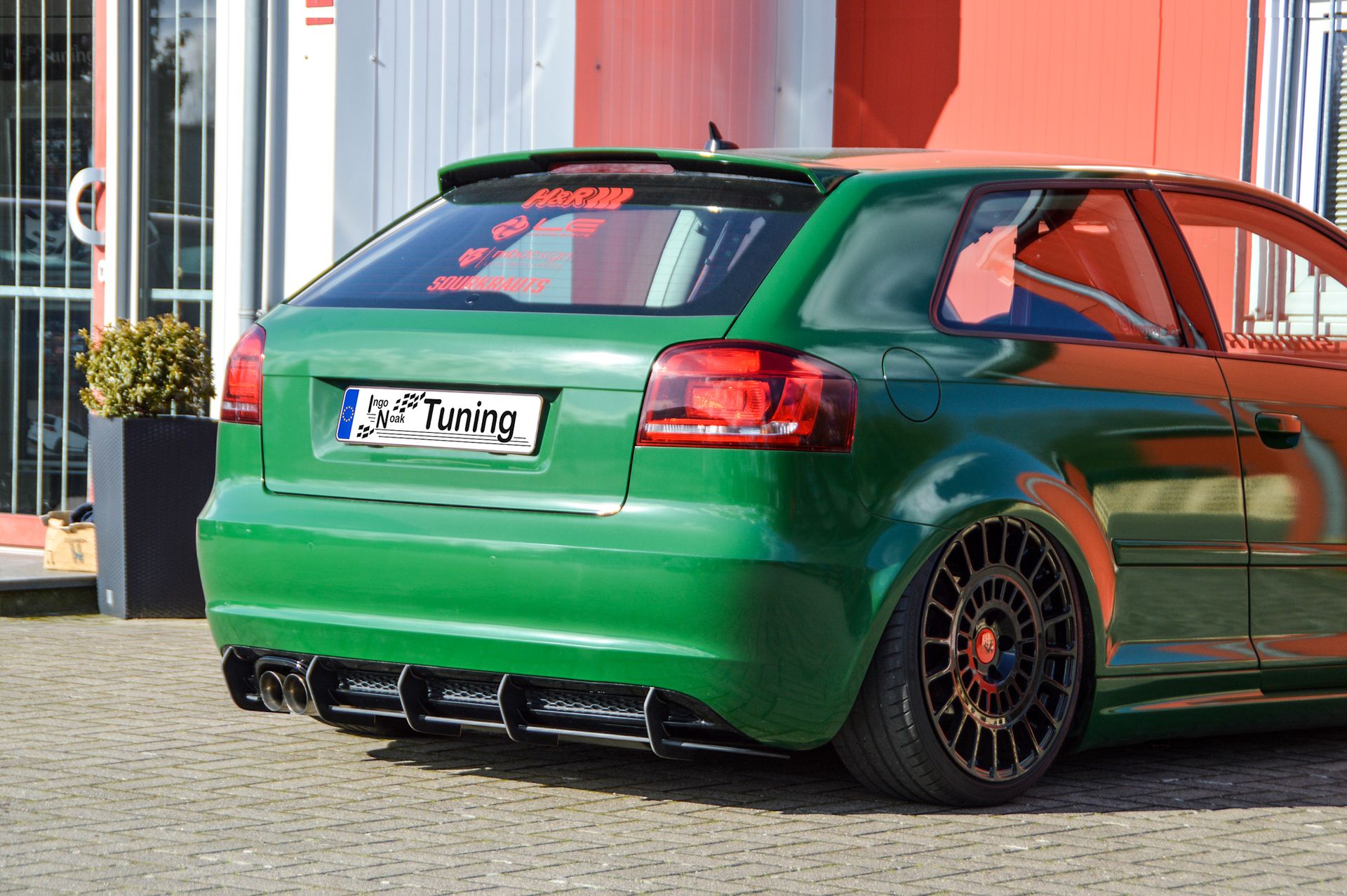 Ingo Noak Gefräster Heckansatz für Audi A3 8P Facelift mit S-Line Ingo Noak Gefräster Heckansatz für Audi A3 8P Facelift mit S-Line