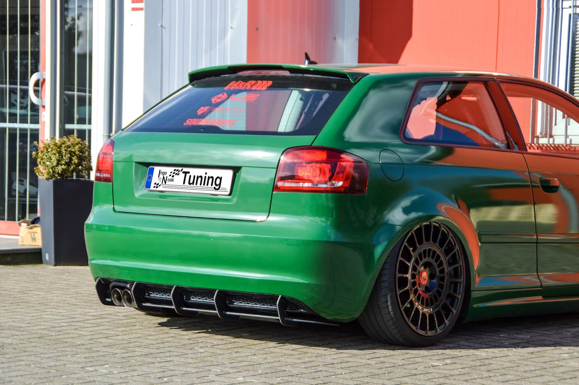 Ingo Noak Gefräster Heckansatz für Audi A3 8P Facelift mit S-Line