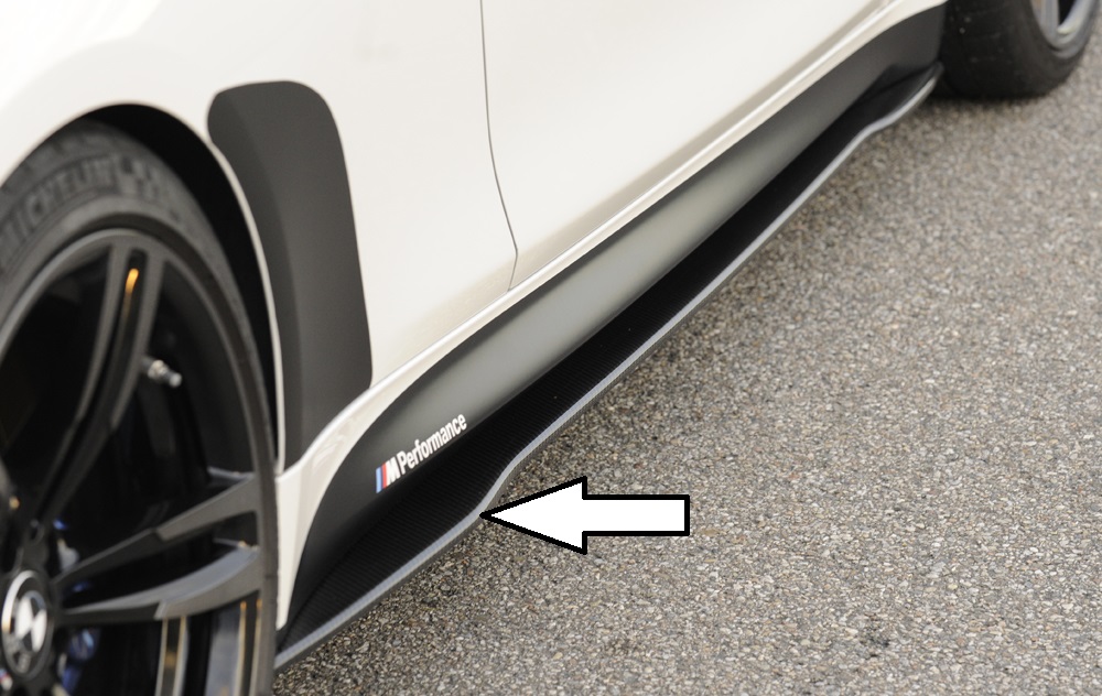 Rieger Carbon Seitenschwelleransatz, rechts für BMW M3 F80
