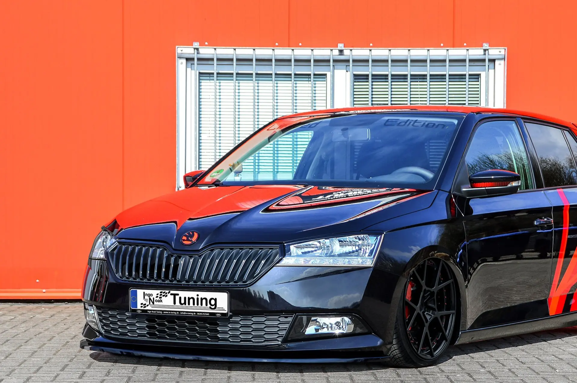 Ingo Noak Cup Frontspoilerlippe für Skoda Fabia 3 NJ Facelift ab 2017-