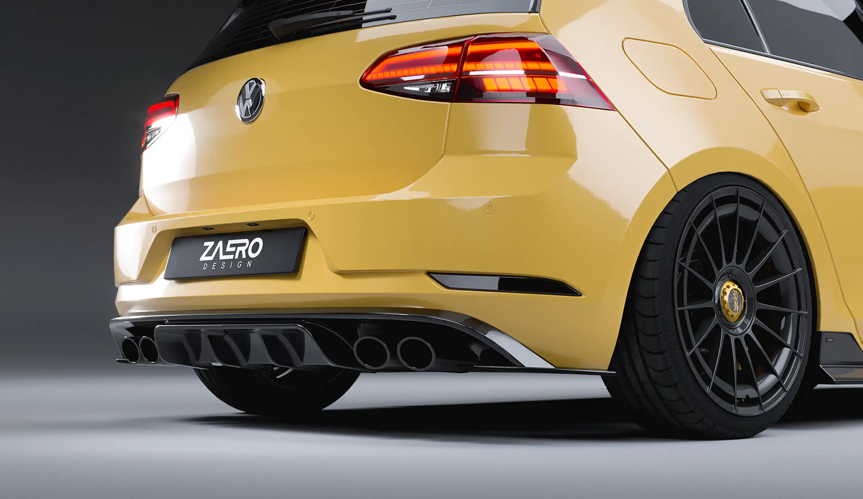 ZAERO EVO-1 Diffusor für VW Golf 7 R (Facelift)