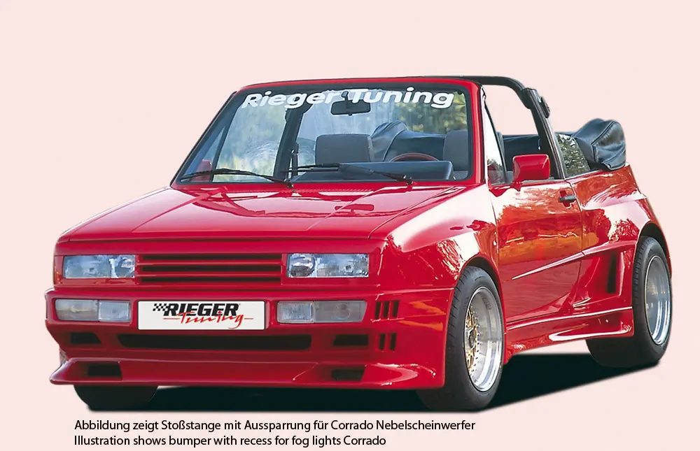 Rieger Spoilerstoßstange Breitbau II für VW Golf I