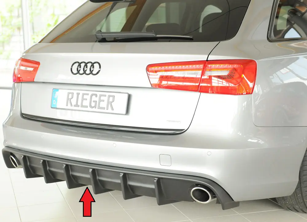 Rieger Heckeinsatz (für Fzg. mit AHK) für Audi A6 4G