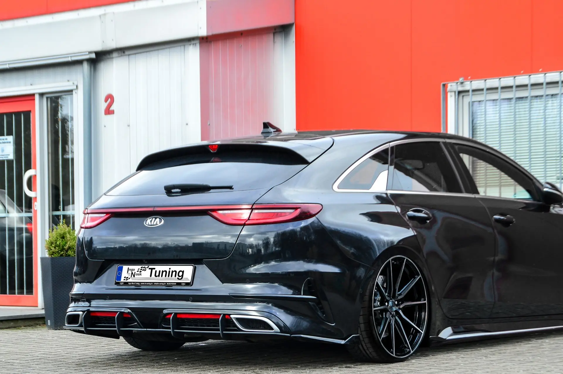 Ingo Noak Heckdiffusor Diffusor + Seitenteilen für Kia Pro Ceed GT-Line