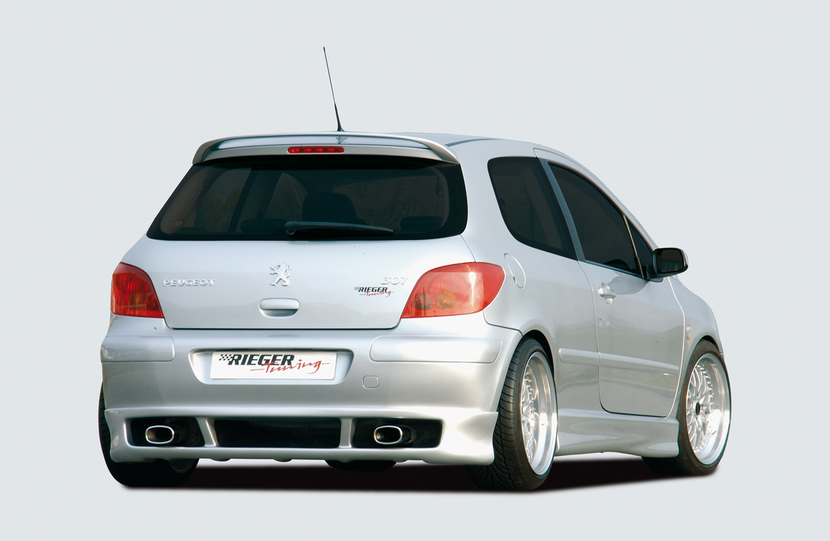 Rieger Heckansatz für Peugeot 307