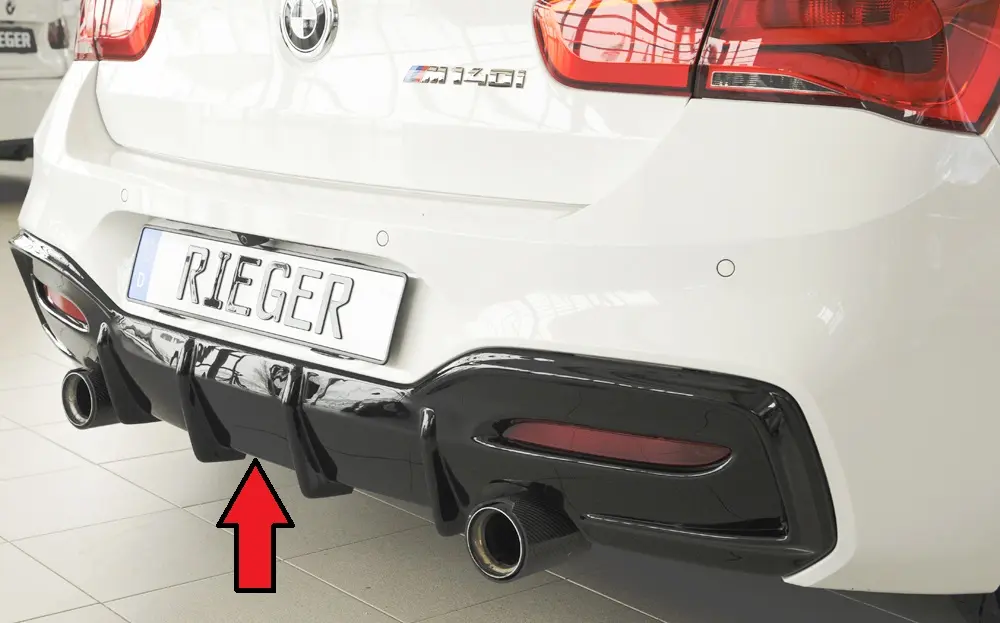 Rieger Heckeinsatz für BMW 1er F20 / F21