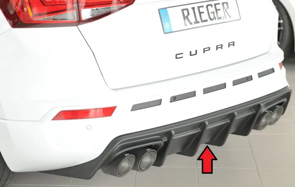 Rieger Heckeinsatz für Seat Ateca 5F