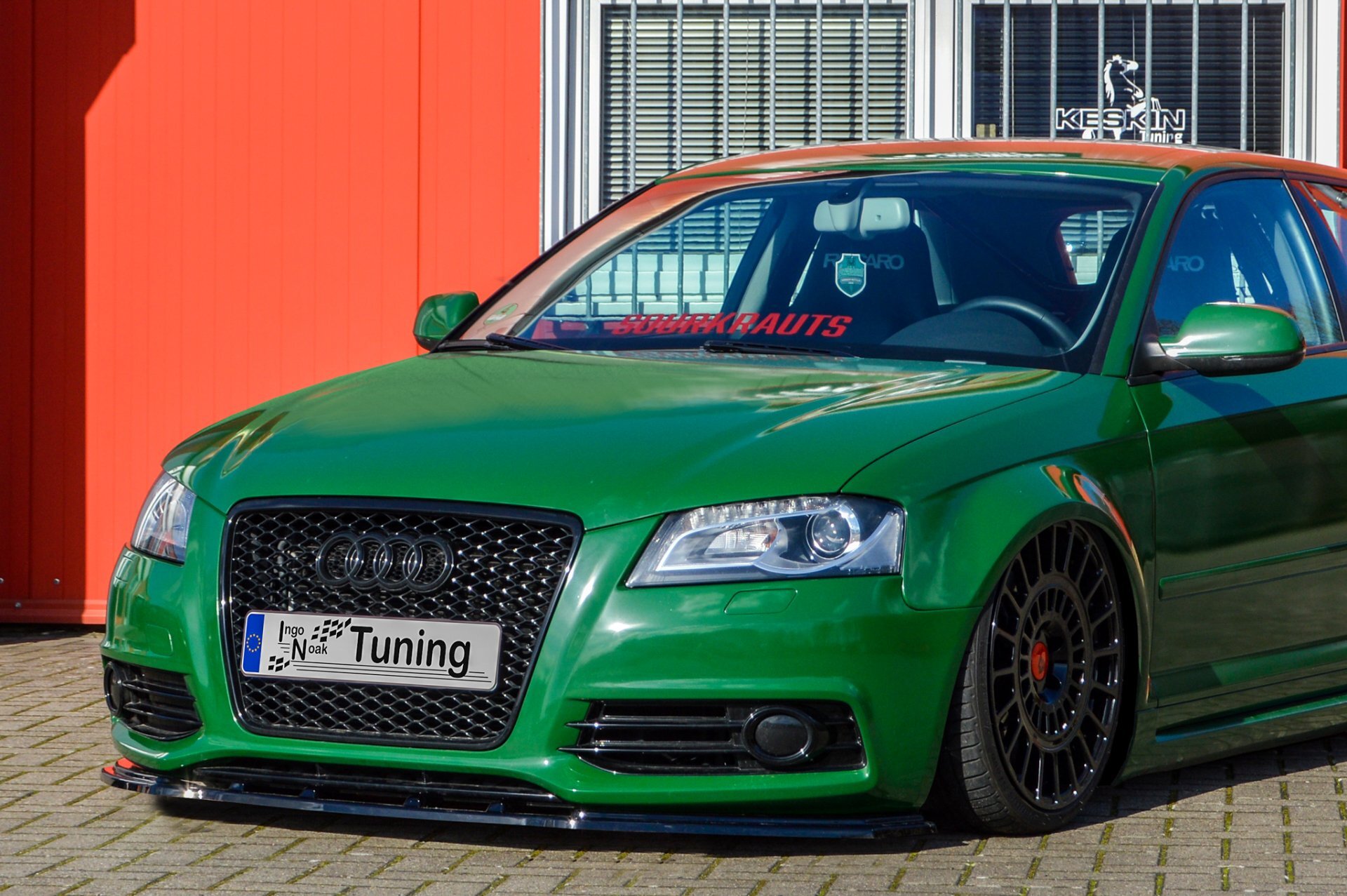 Ingo Noak Cup Frontspoilerlippe für Audi A3 8P S-Line Facelift Bj. 2008-2012