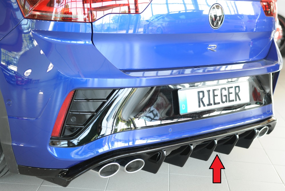 Rieger Heckeinsatz (für Fzg. mit AHK) für VW T-Roc (A1)