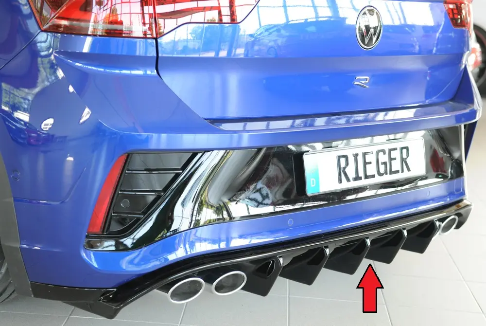 Rieger Heckeinsatz (für Fzg. mit AHK) für VW T-Roc (A1)