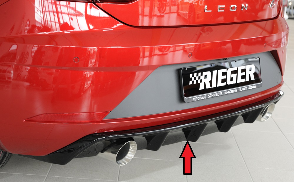 Rieger Heckeinsatz für Seat Leon 5F