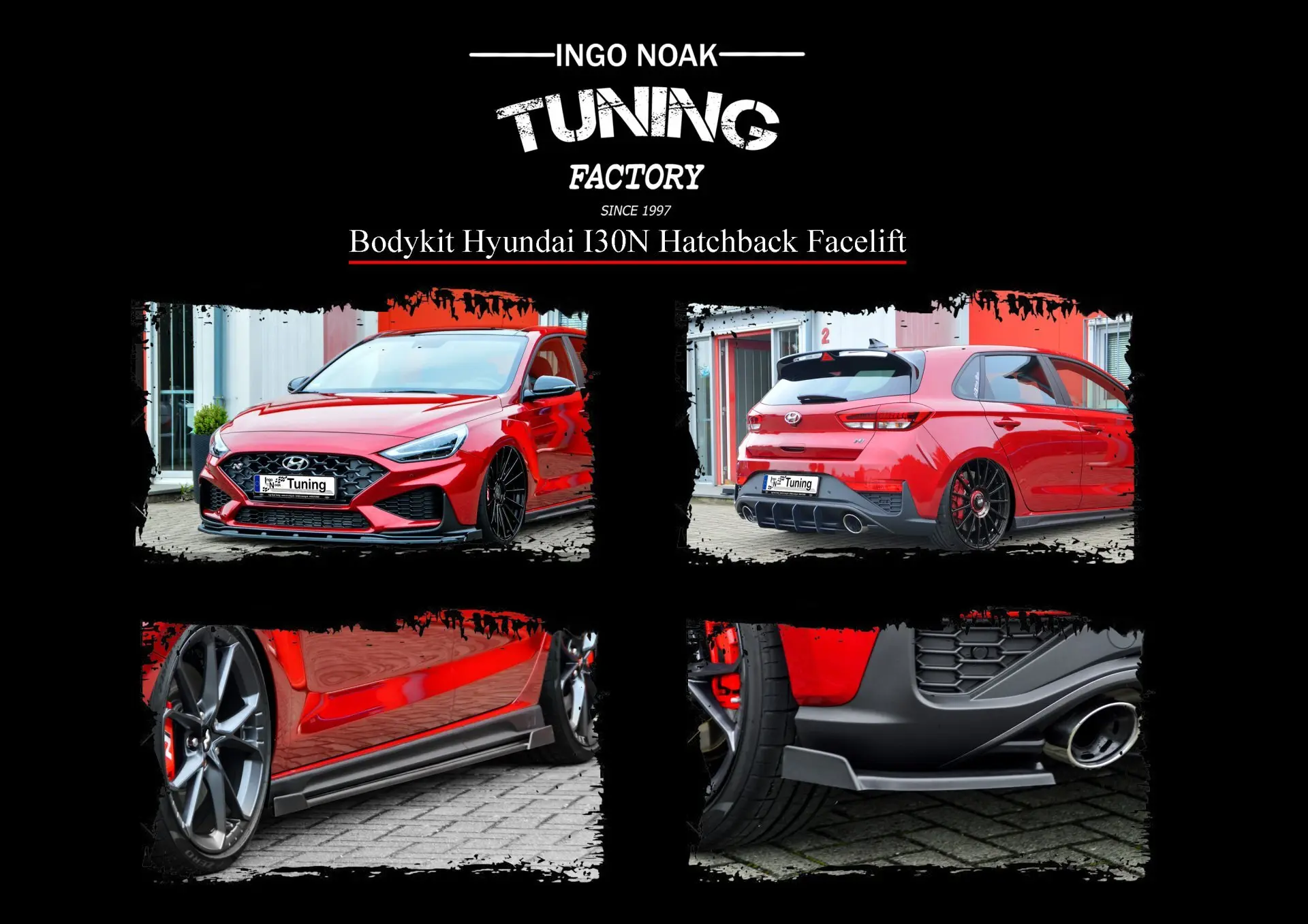 Ingo Noak Bodykit für Hyundai I30N + Performance Facelift ab Bj.2021-