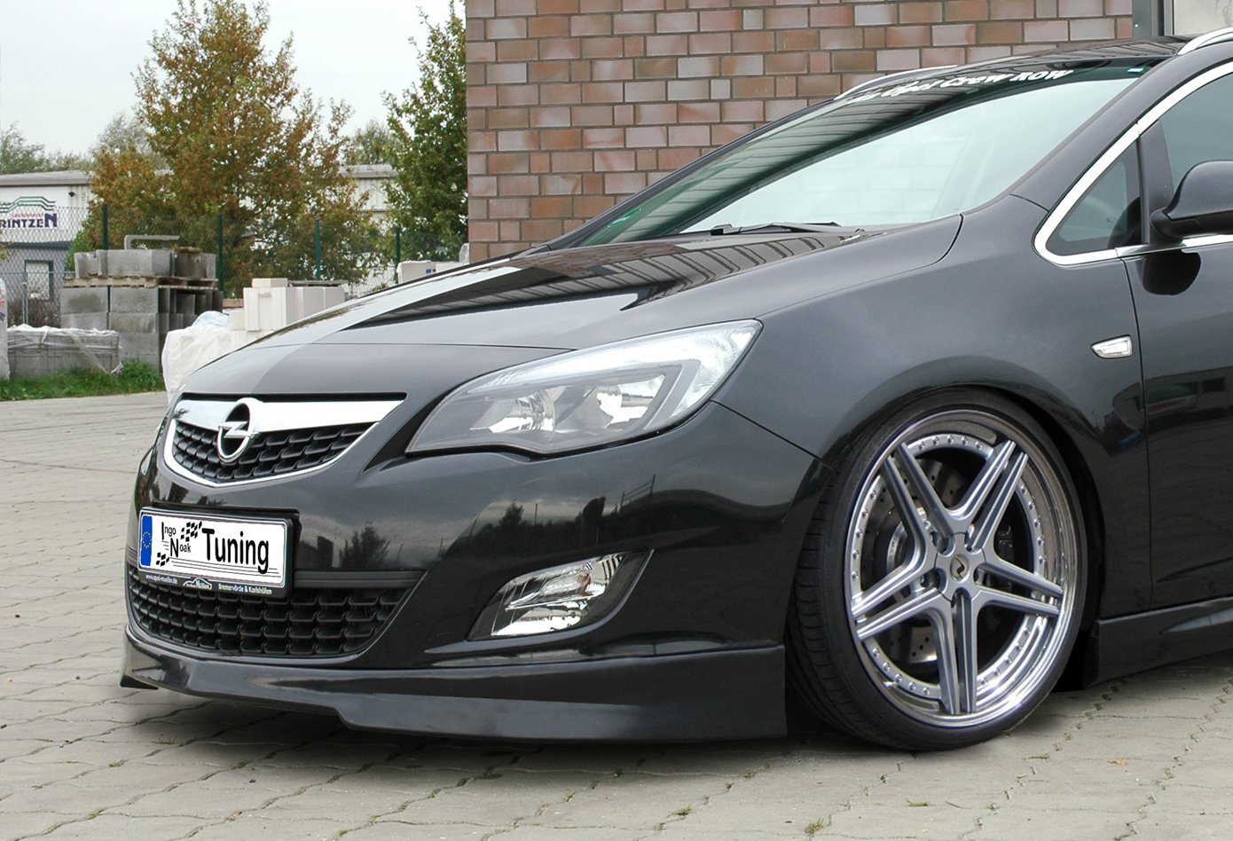 Ingo Noak Frontspoiler für Opel Astra J 5 türer + Sportstourer