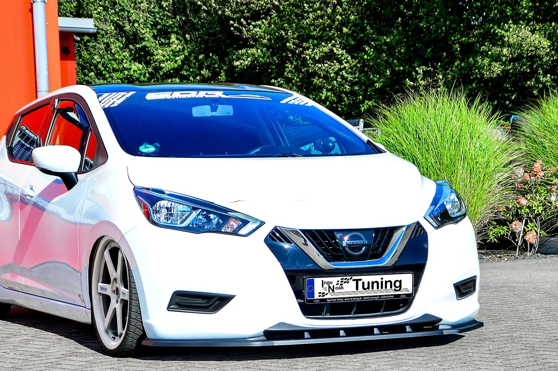 Ingo Noak Frontspoilerlippe Cuplippe für Nissan Micra 5 K14