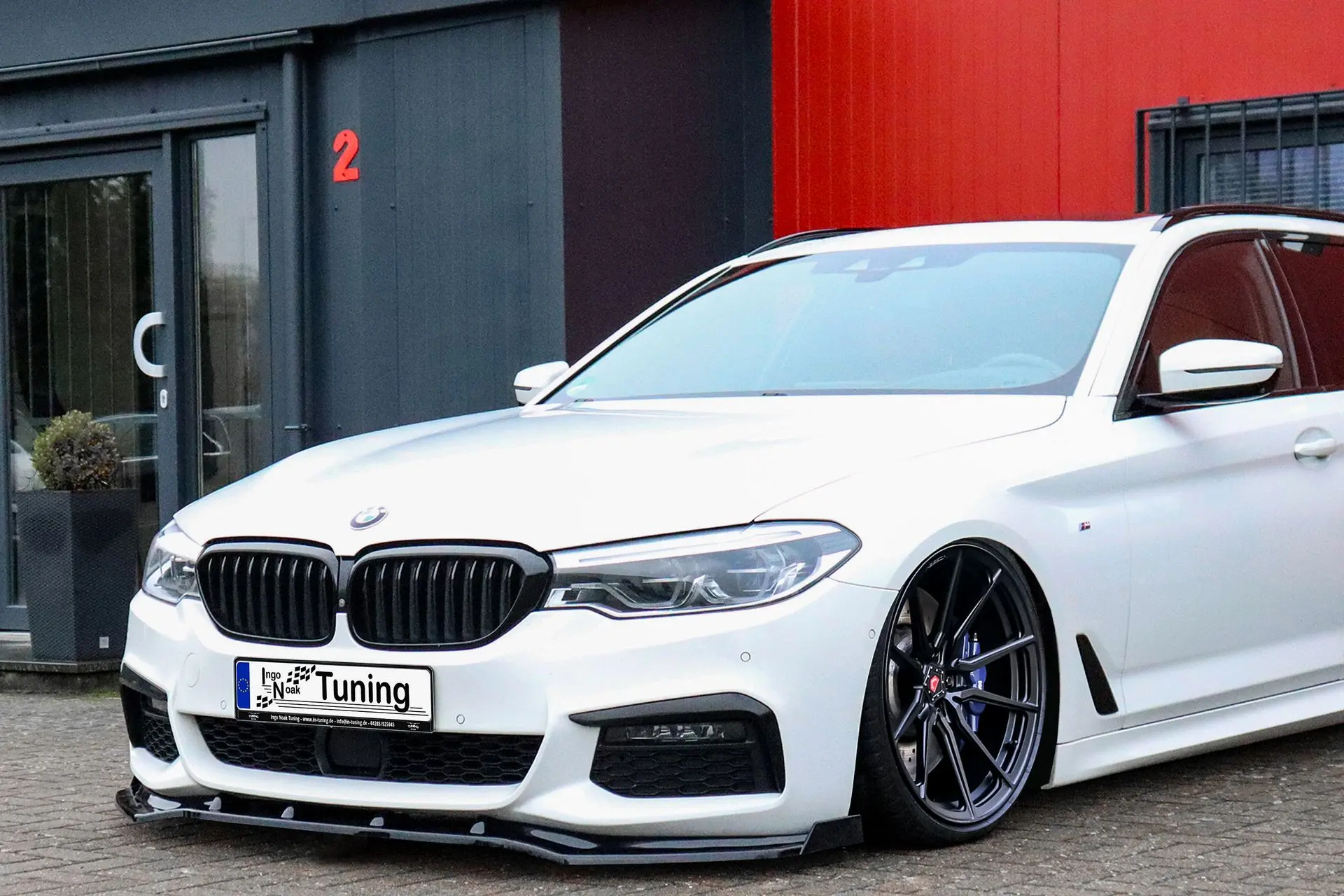 Ingo Noak Frontspoilerlippe Cuplippe mit Wings für BMW 5er G30 G31 M-Paket