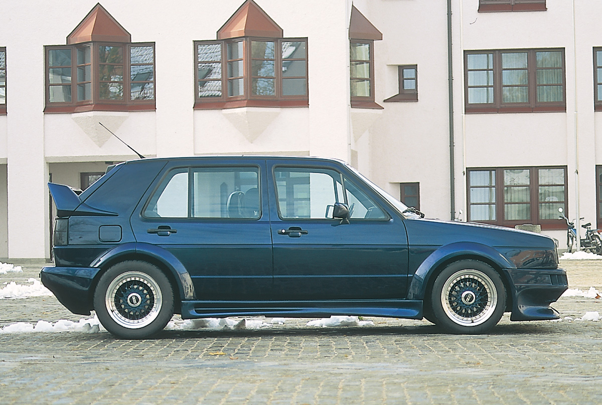 Rieger Heckflügel Breitbau II für VW Golf II 3- und