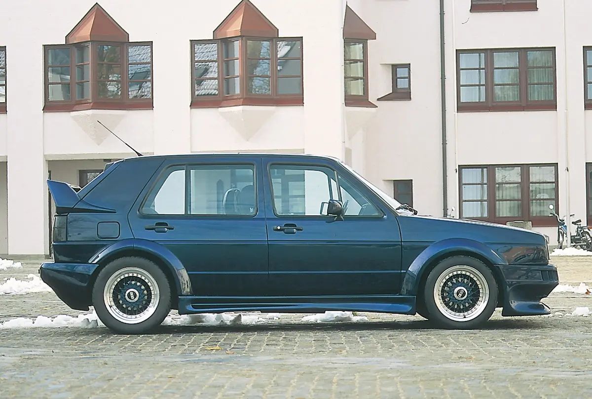 Rieger Heckflügel Breitbau II für VW Golf II 3- und