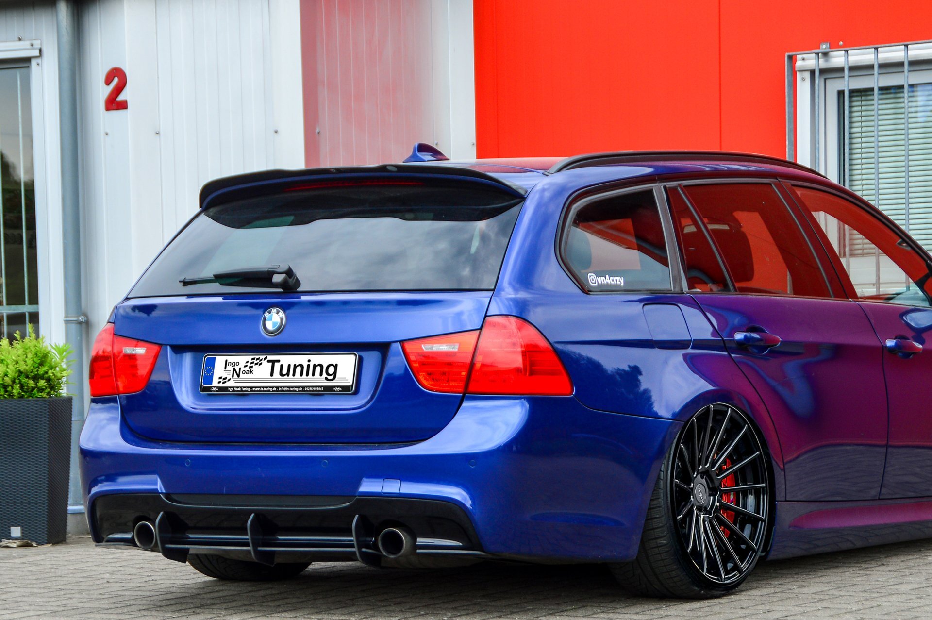 Ingo Noak Gefräster Heckansatz für BMW 3er E90+E91 M-Paket Facelift