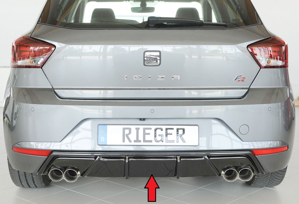 Rieger Heckeinsatz für Seat Ibiza KJ