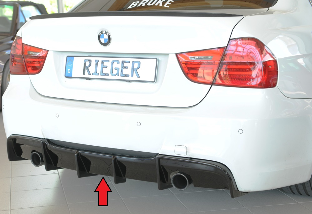 Rieger Heckeinsatz für BMW 3er E90 / E91