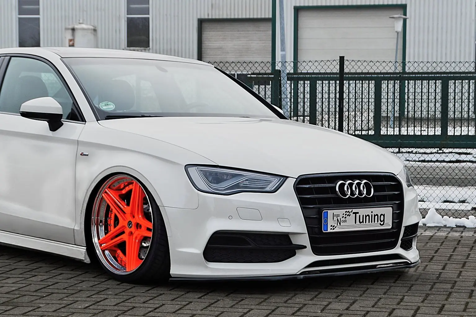 Ingo Noak Cup Frontspoilerlippe für Audi A3 8V S-Line + S3 Bj. 2012 -